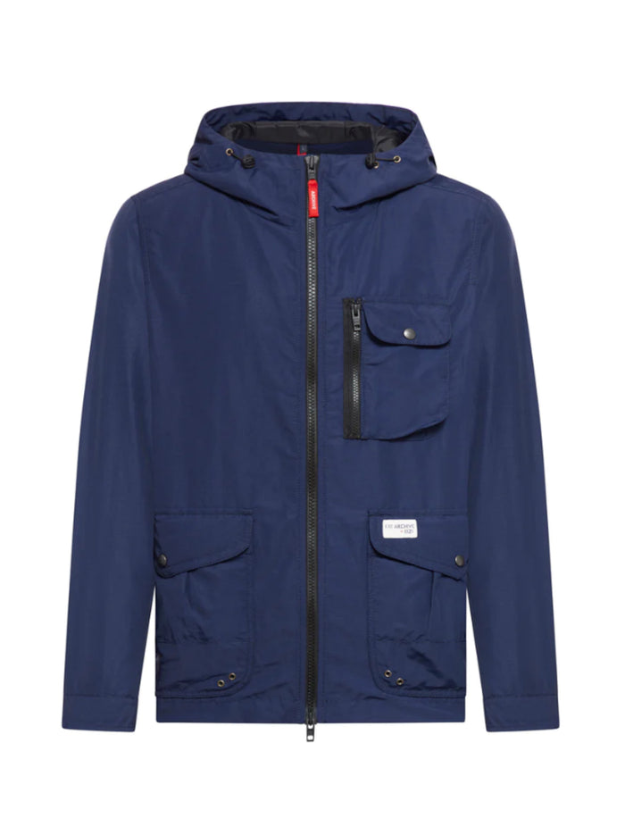 Archive jacket with large pockets and hood-1