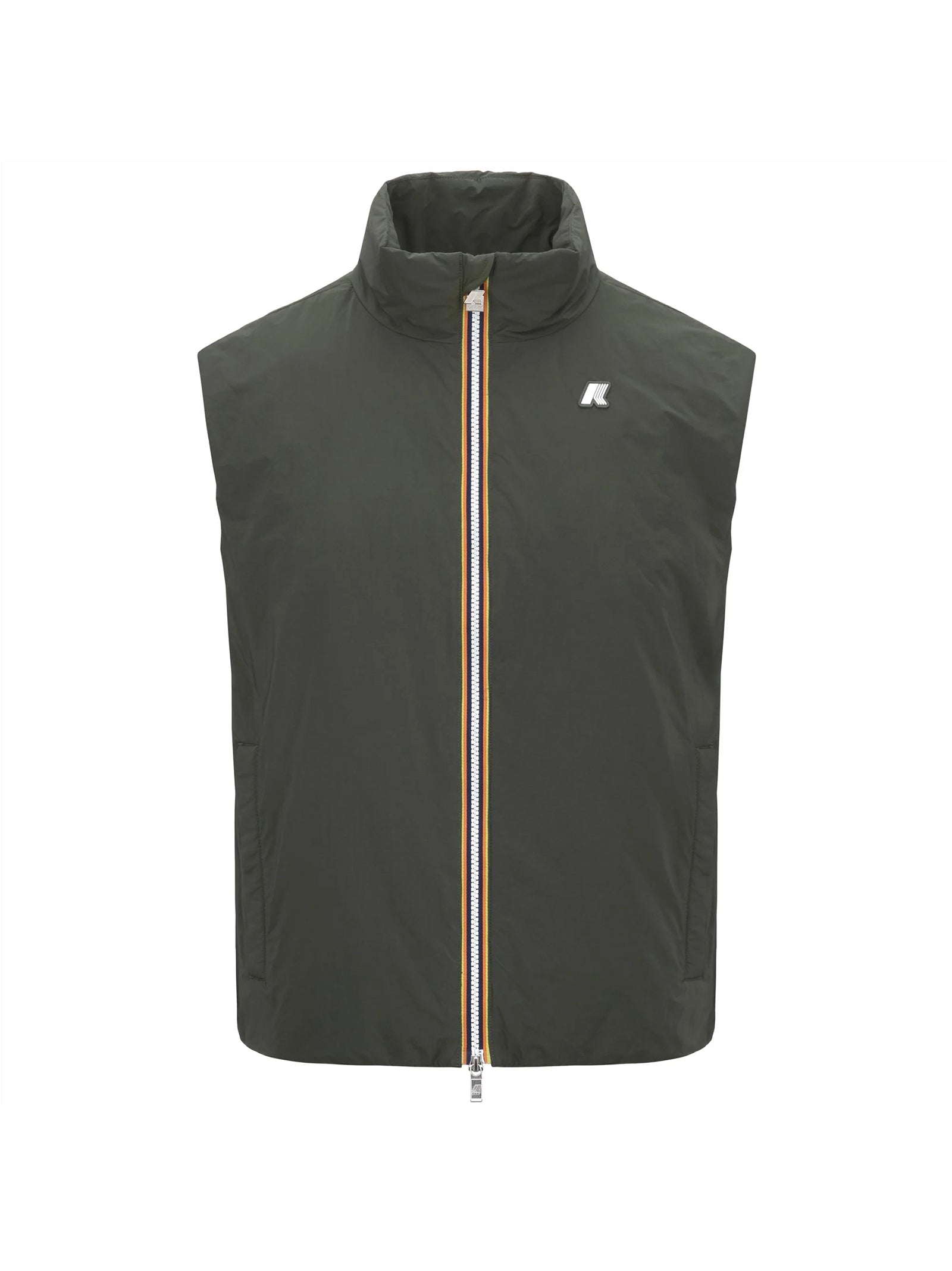 K-Way Valen Plain Warm Green Blackish-1