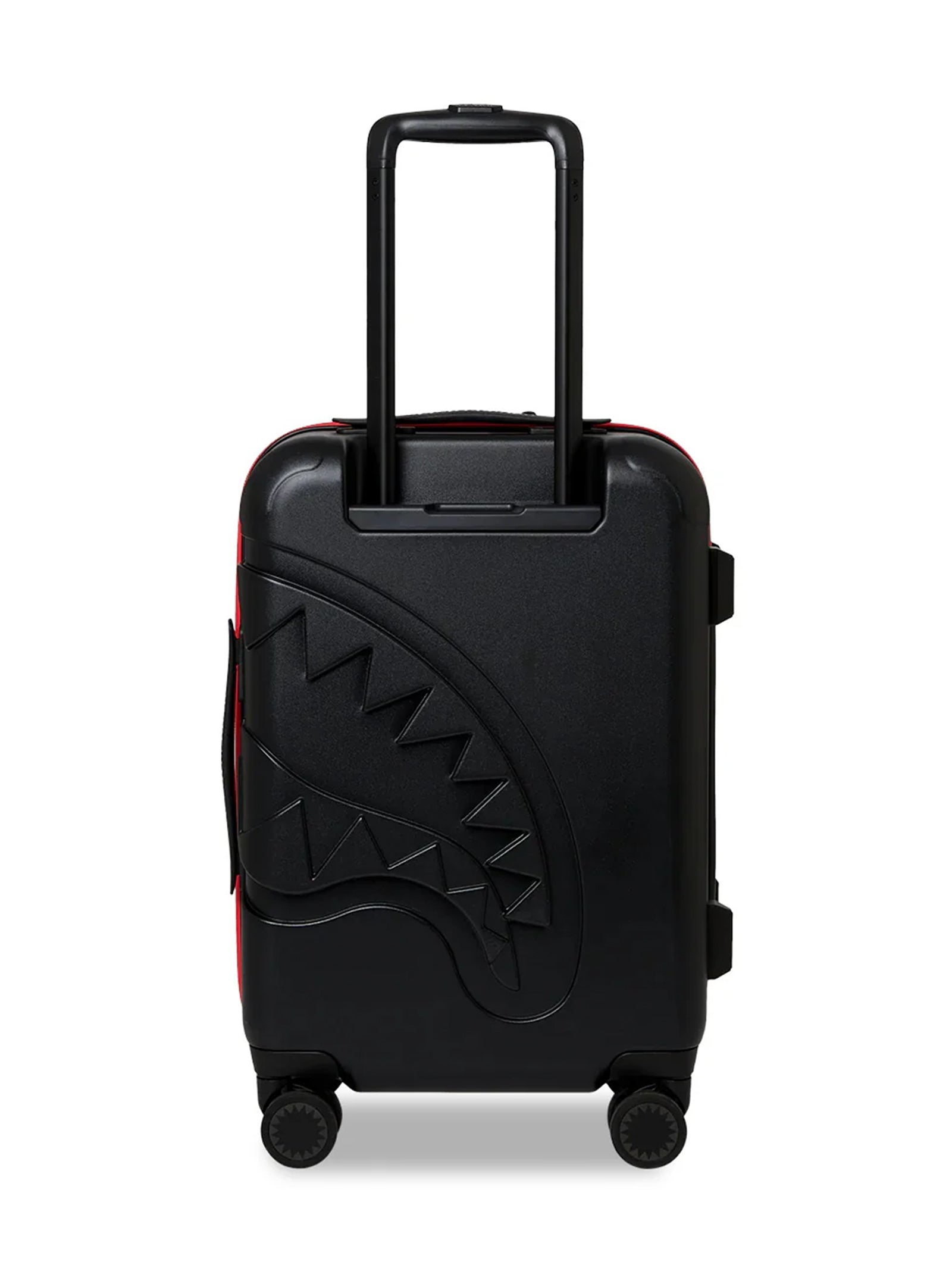 Trolley Sprayground Printed Zipper Shark Carry-On Luggage Nero-2