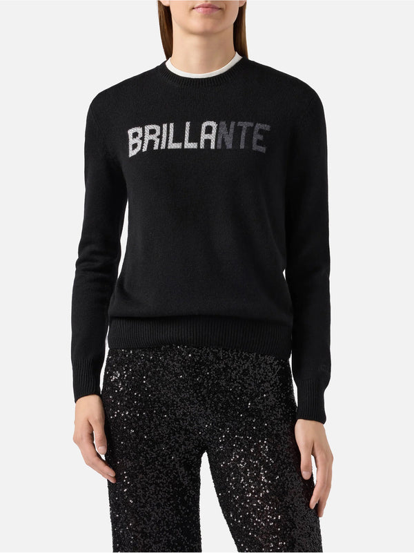Saint Barth Maglia Girocollo Brillante Nera-2