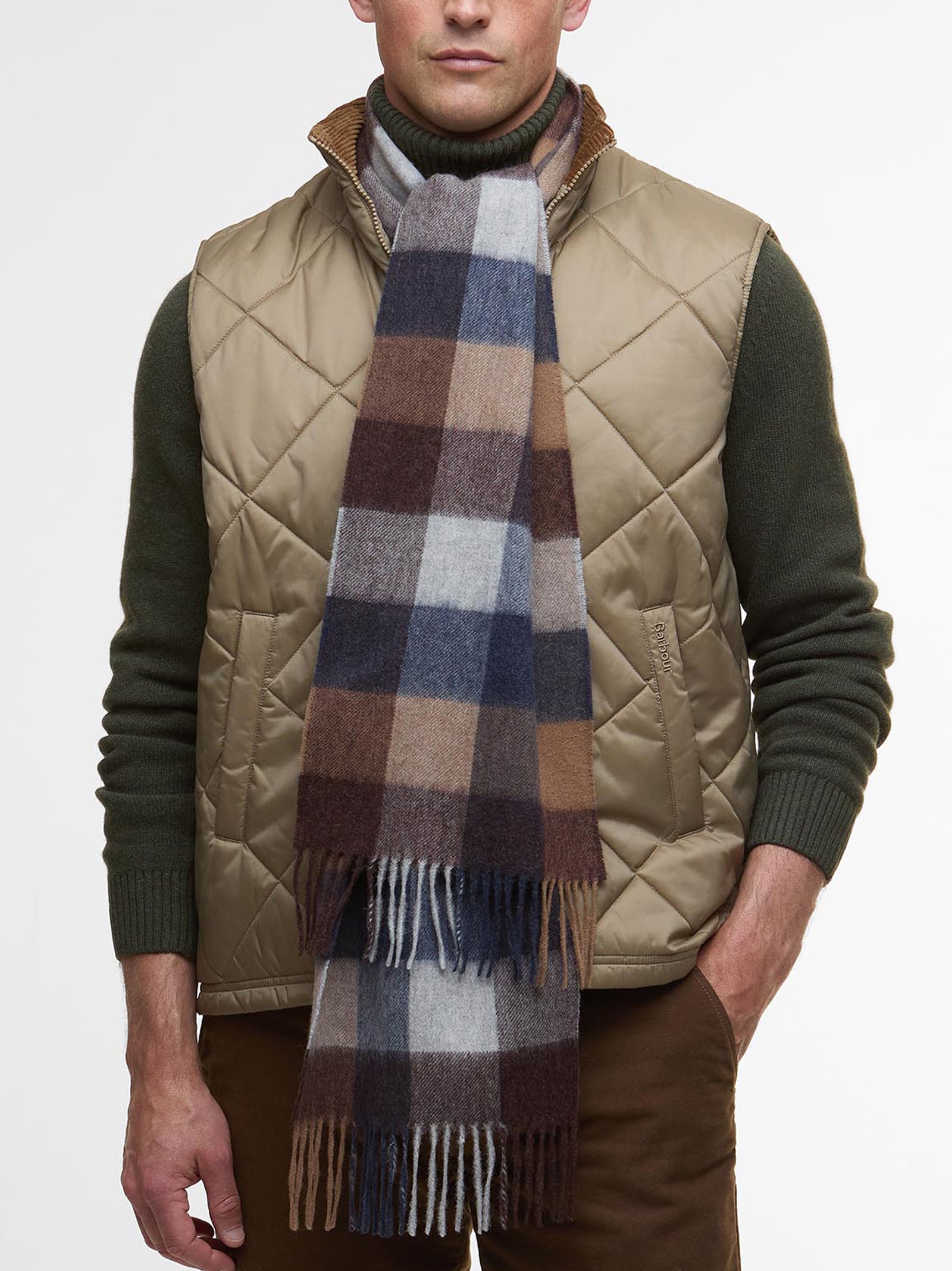 Barbour Large Tattersall Scarf-2