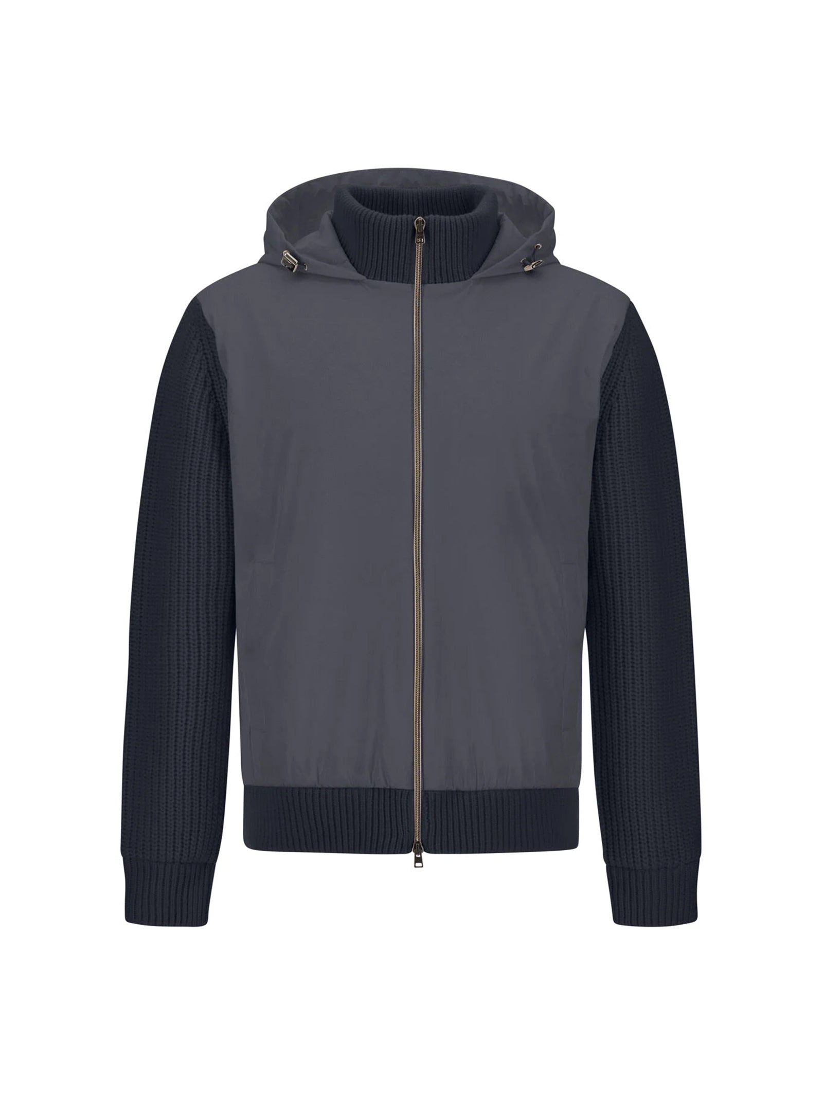 Cardigan Herno Resort In Cob Carded Wool G.5 E Travel Nylon Ponente-1