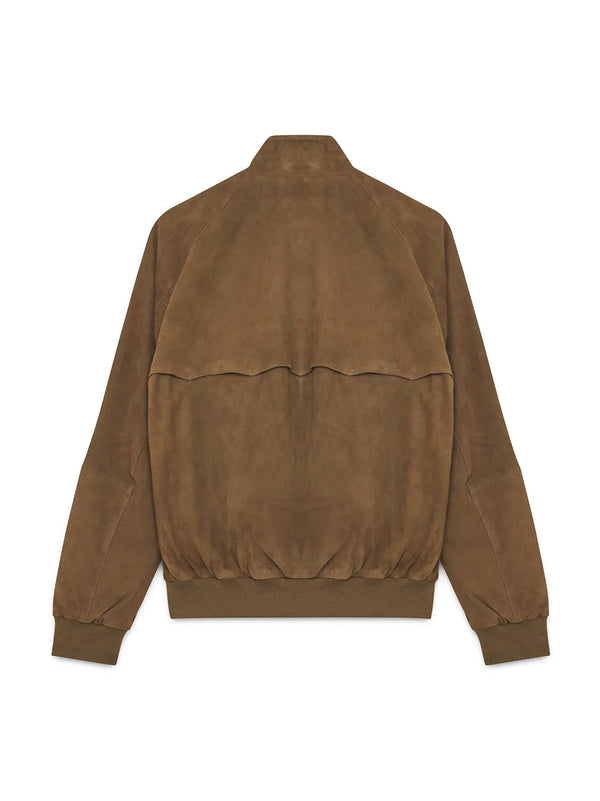 Baracuta Giubbino G9 Suede Dark Olive-2