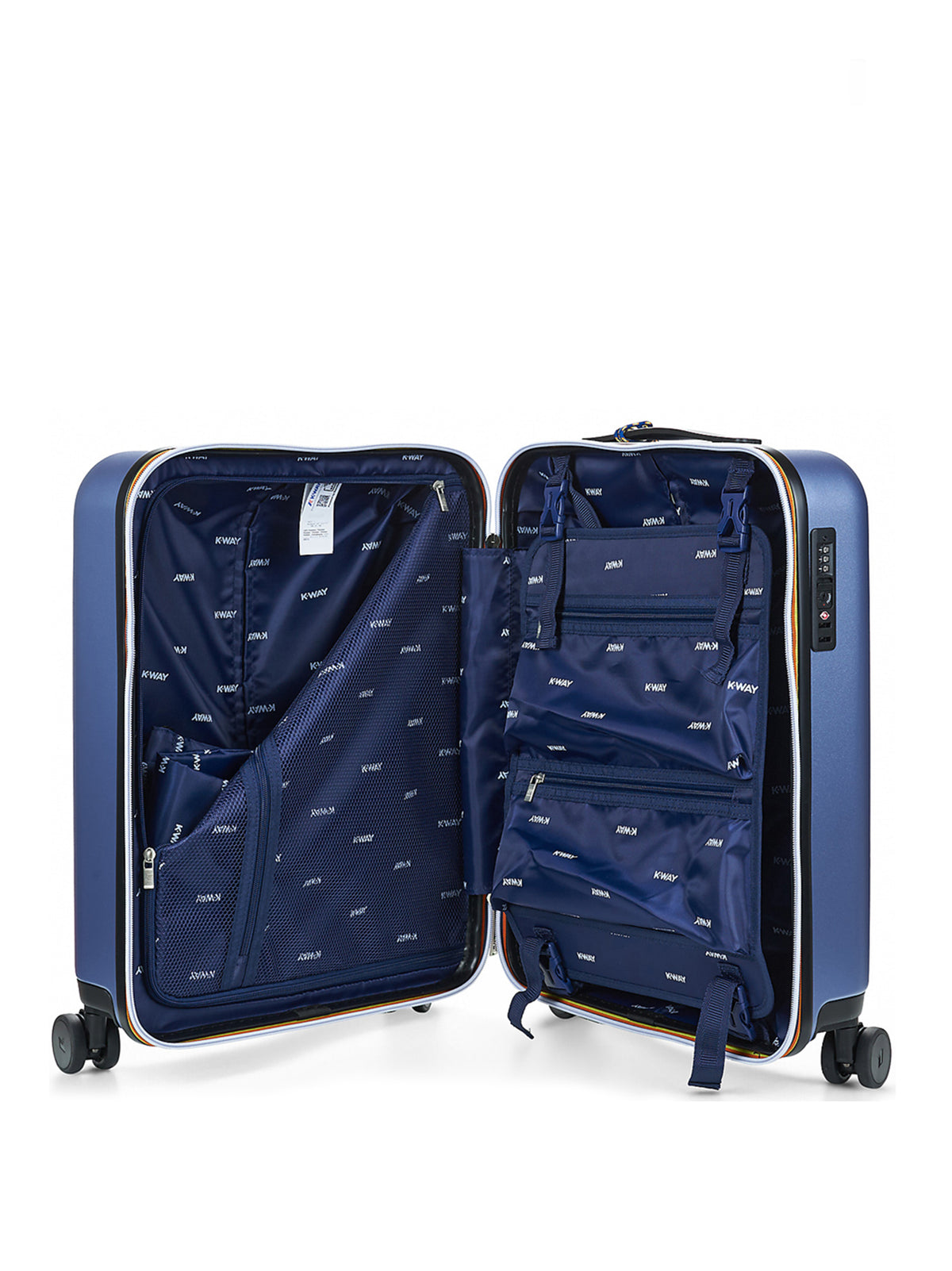 K-Way Trolley Eudoxie Logo Blue Wild-4