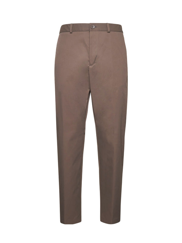 Pantaloni Cotton Gamba Dritta