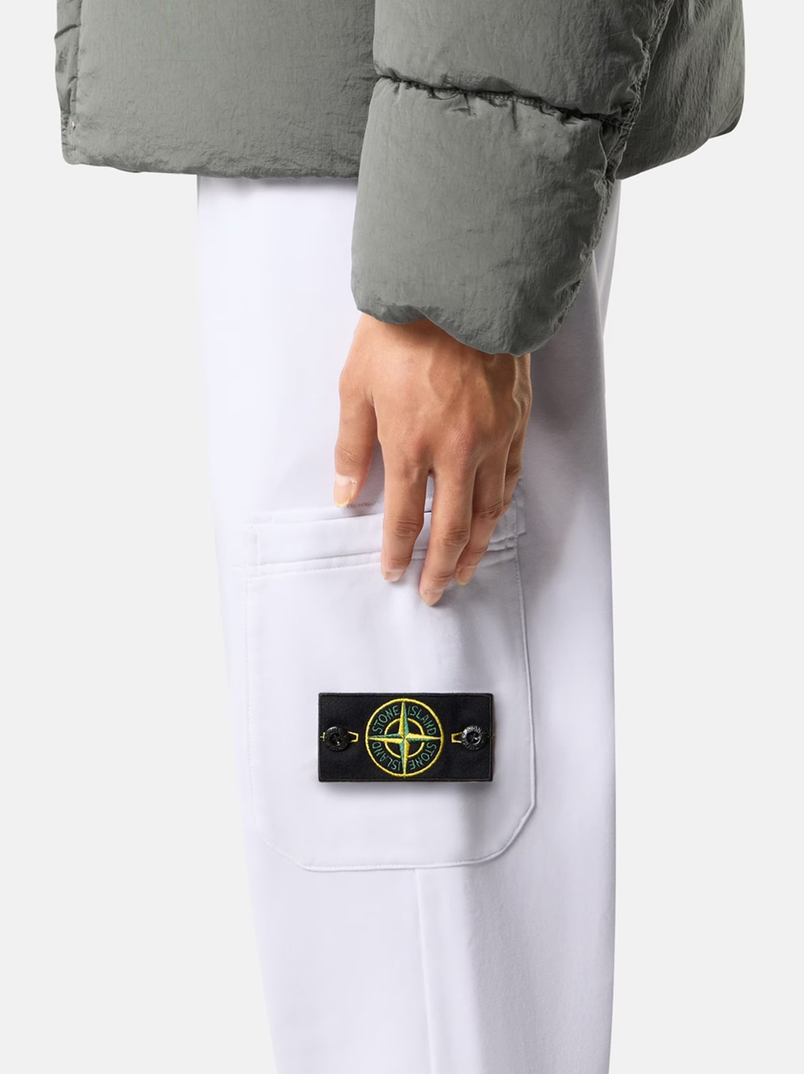 Pantalone Jogger Vestibilità Slim Con Tasca Cargo-2