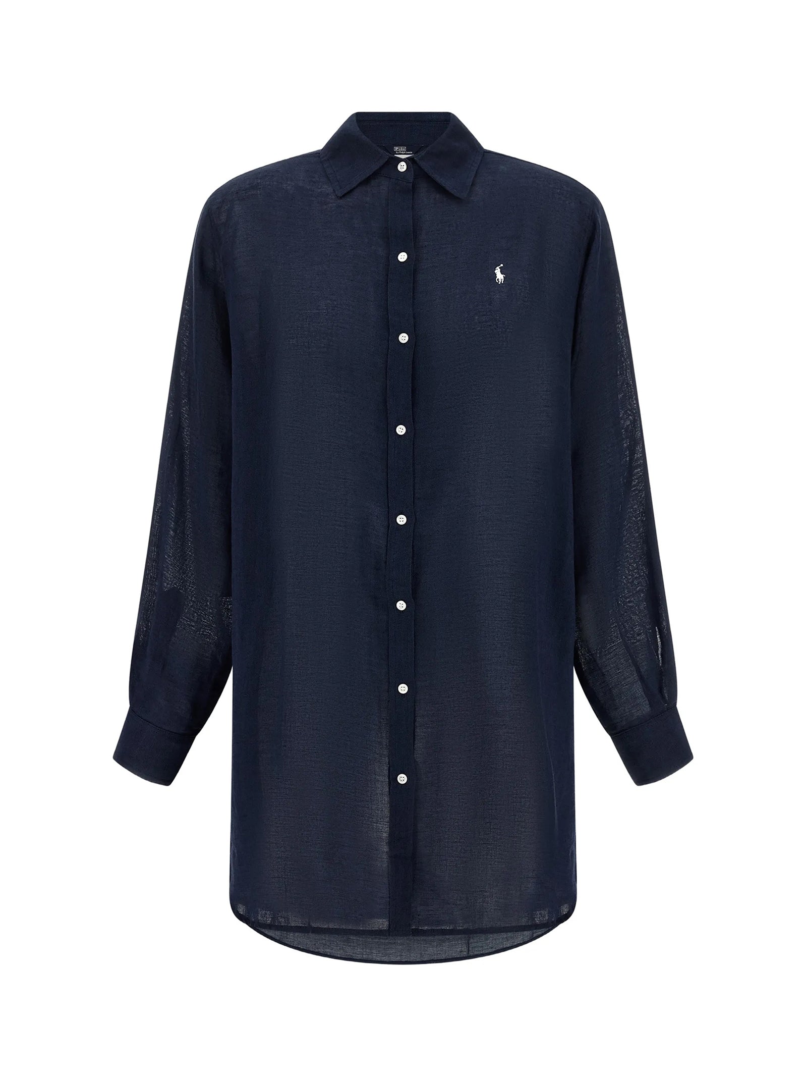 Polo Ralph Lauren Beachwear Camicione Cover Navy Blu-1