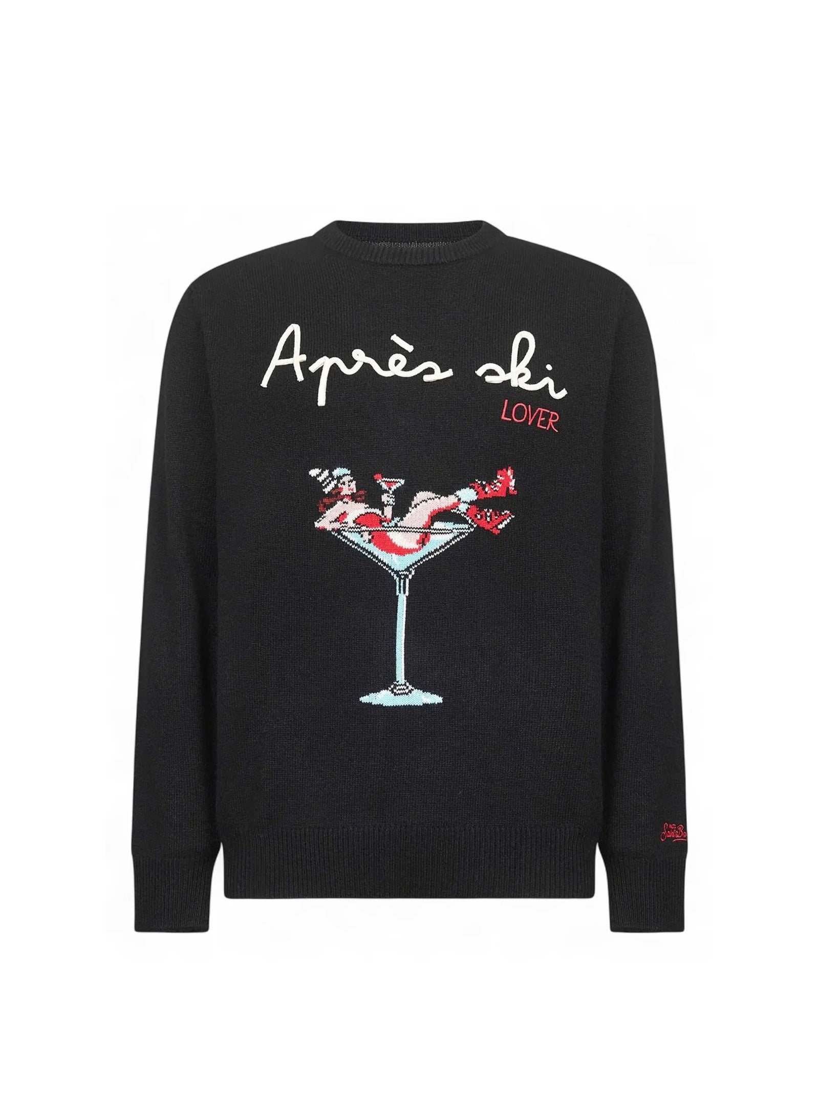 Saint Barth Maglia Girocollo Apres Girl Nera-1