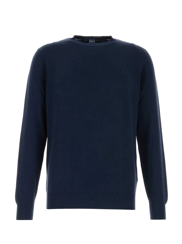 MAGLIA MANICHE LUNGHE GIZA LIGHT DUSTY-FEDELI-8UED8001 626