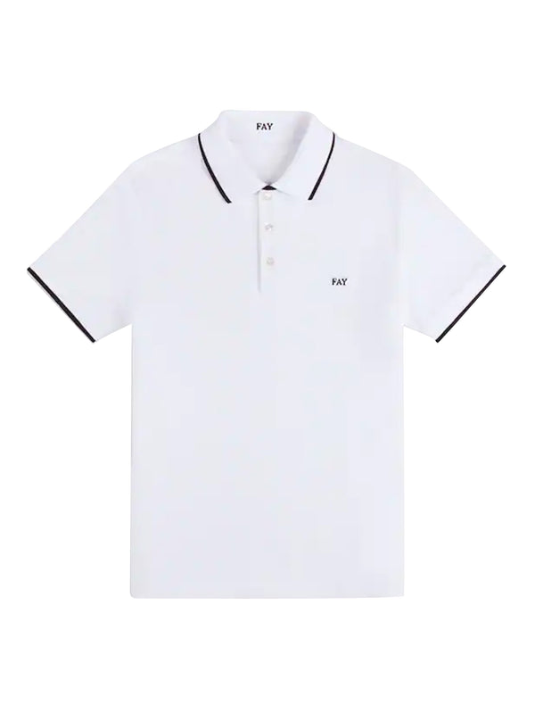 POLO SLIM FIT PIQUET STRETCH-FAY-NPMB252140STDW B001