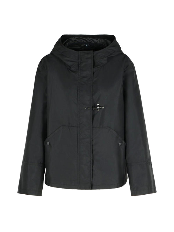 Parka Corto In Popeline Tecnico