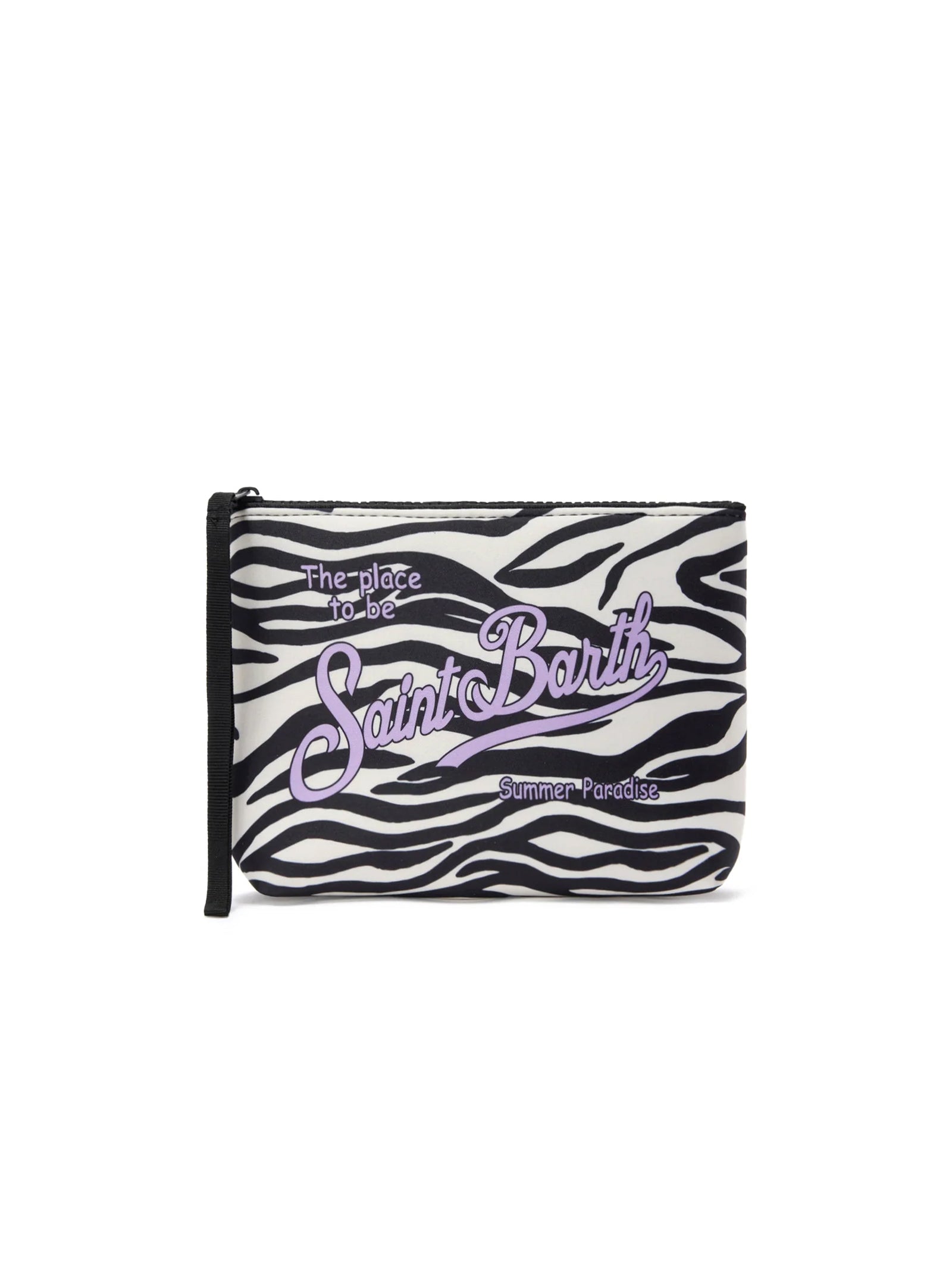 Saint Barth Pochette Aline Stampa Zebrata-1