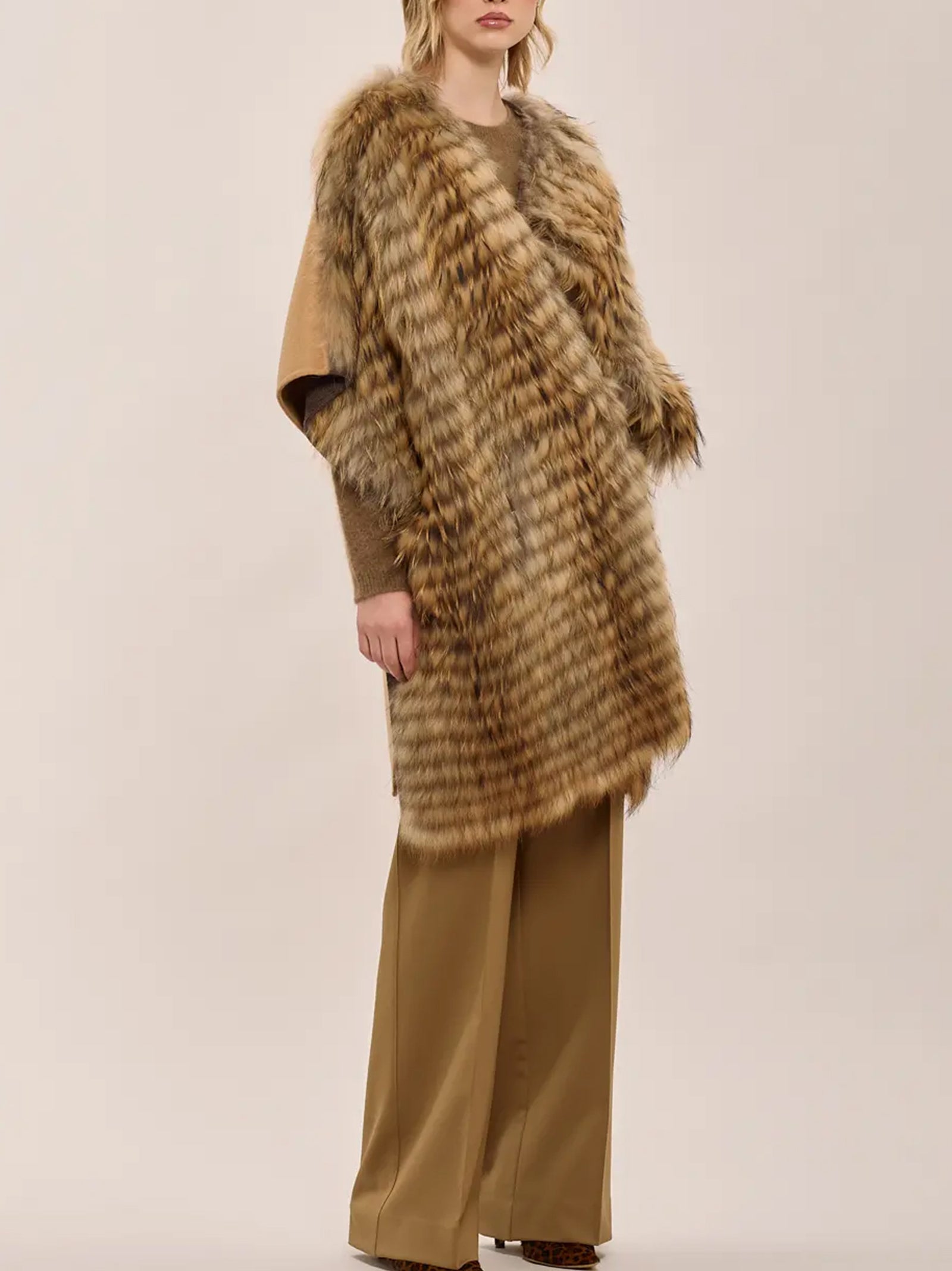 P.A.R.O.S.H. Gilet Pelliccia Double-2