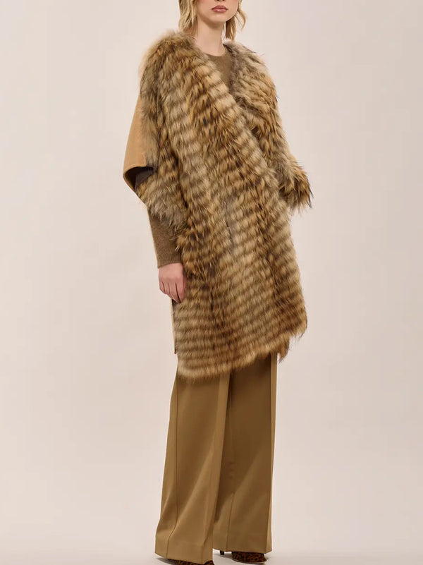 P.A.R.O.S.H. Gilet Pelliccia Double-2