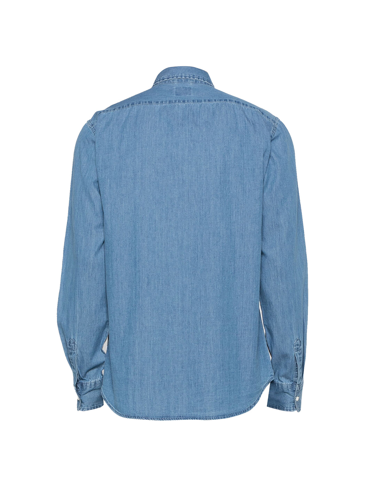 Aspesi Camicia in chambray denim lavaggio medio-2