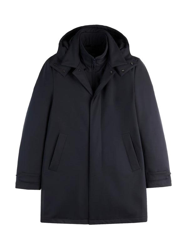 Fay Morning Coat Travel In Jersey Stretch