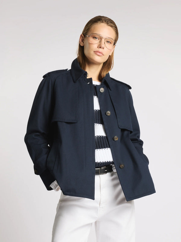 Fay Cappa In Drill Di Cotone-2