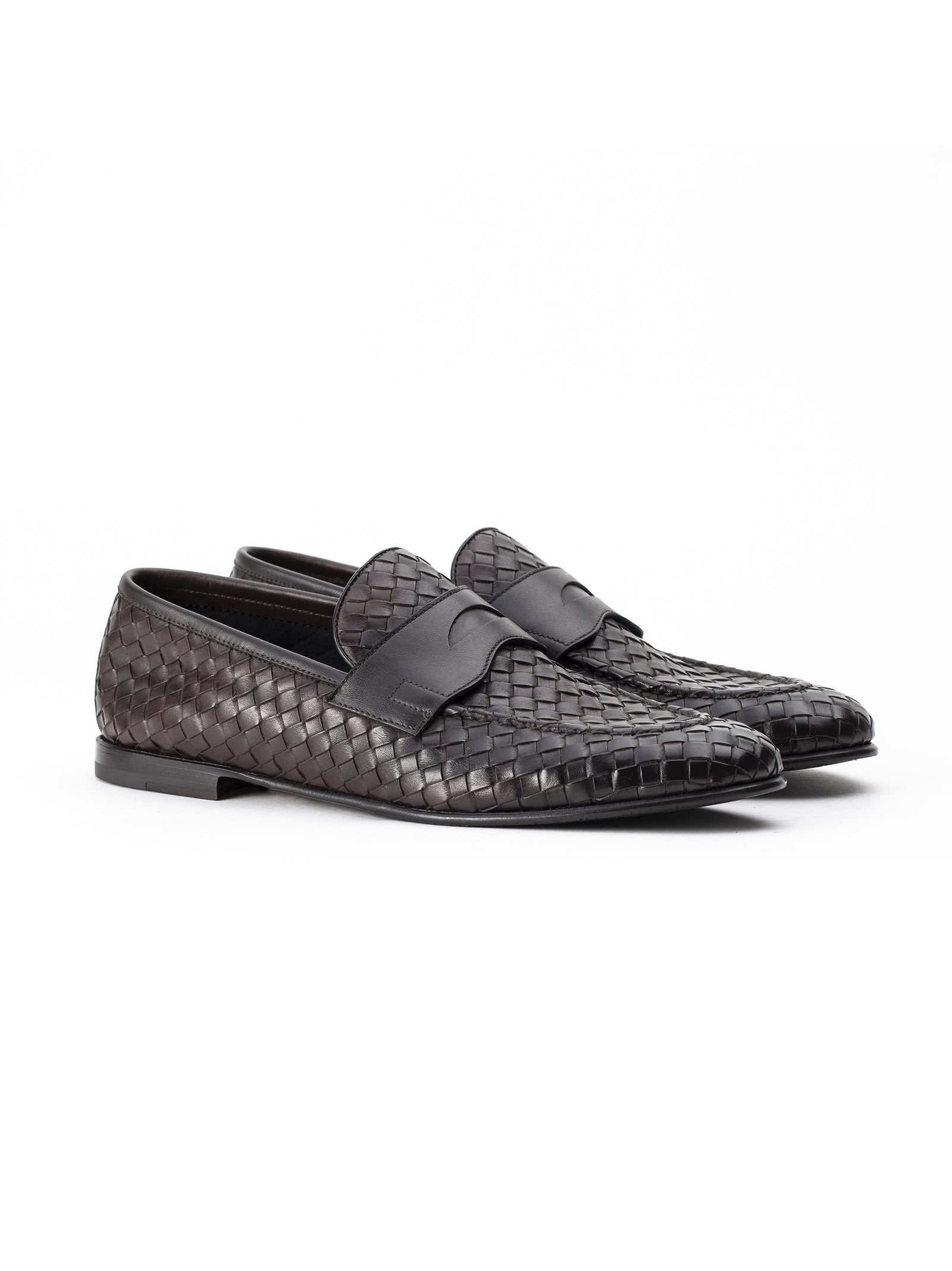 Barrett Mocassino Intrecciato Pelle Brown-2