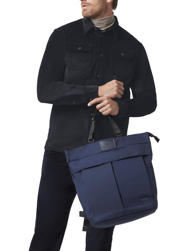 Paul&Shark Overshirt In Velluto Blu-2
