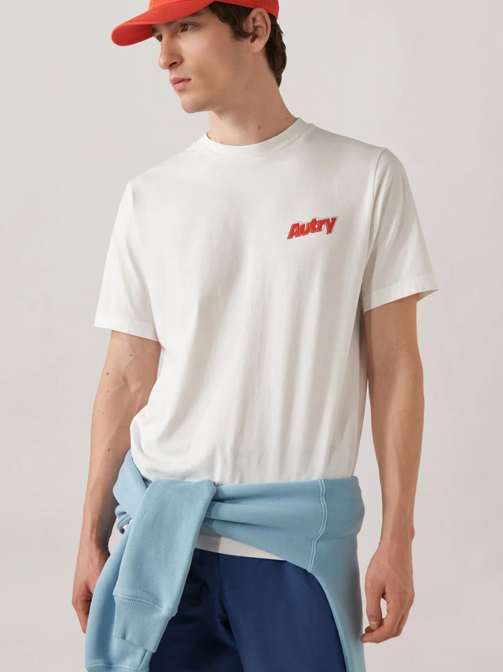 Autry T-Shirt In Cotone Con Doppio Logo Uomo-3