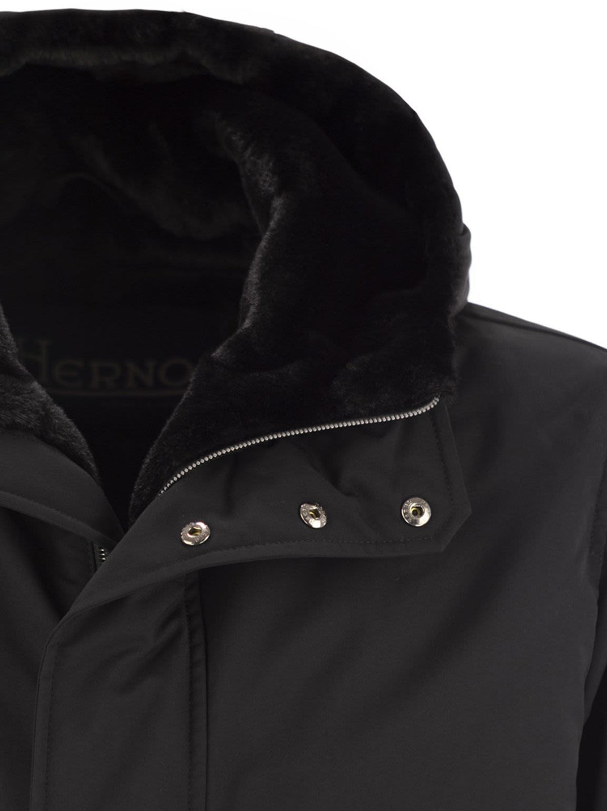 Parka Herno Lungo In Keystone E Light Faux Fur-3