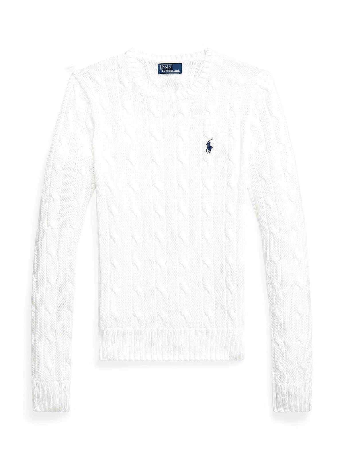 Maglia A Girocollo In Cotone A Trecce-1