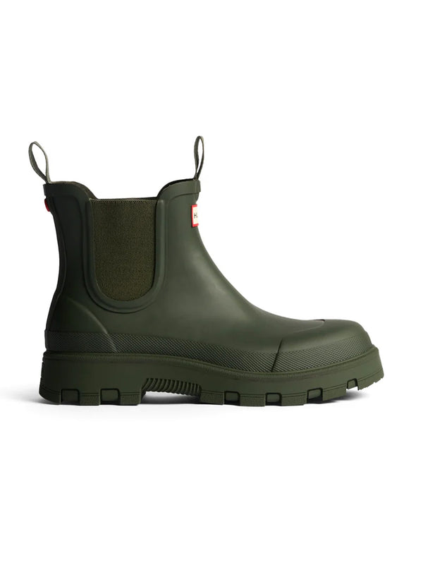 Hunter Stivaletti Elastic Chelsea Boot Dark Olive