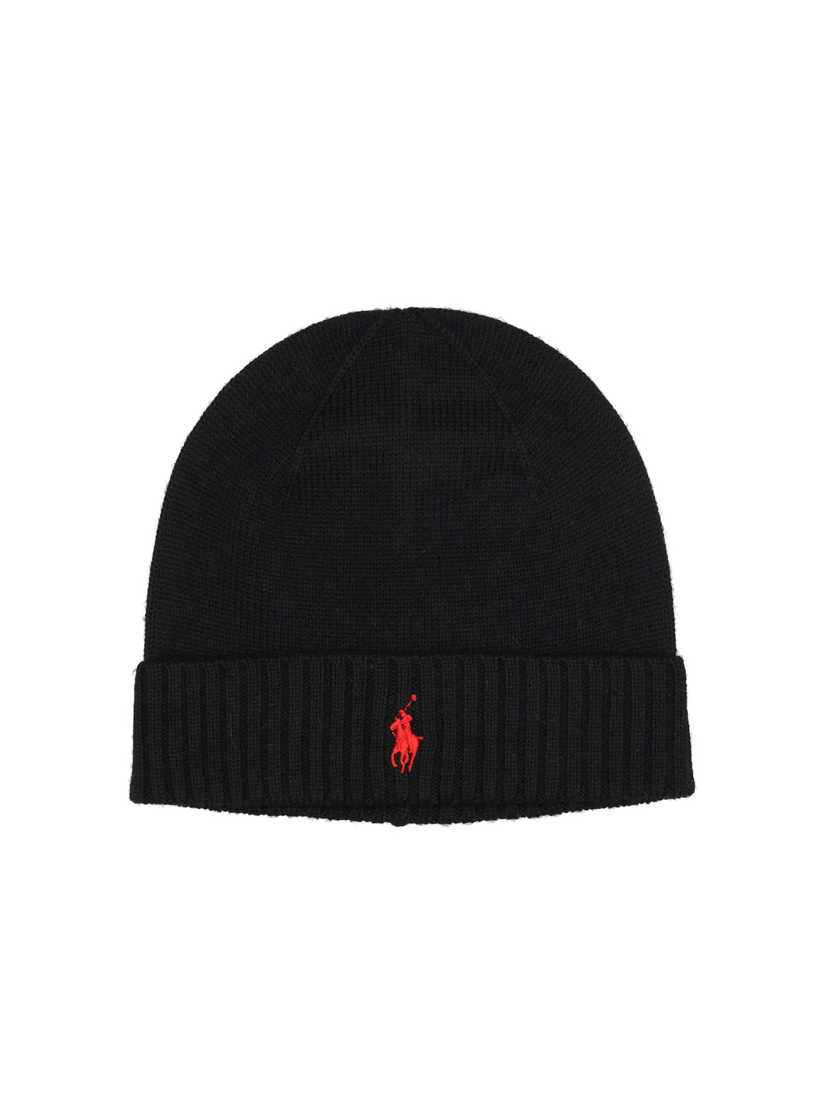 Polo Ralph Lauren Berretto Lana Nero-1