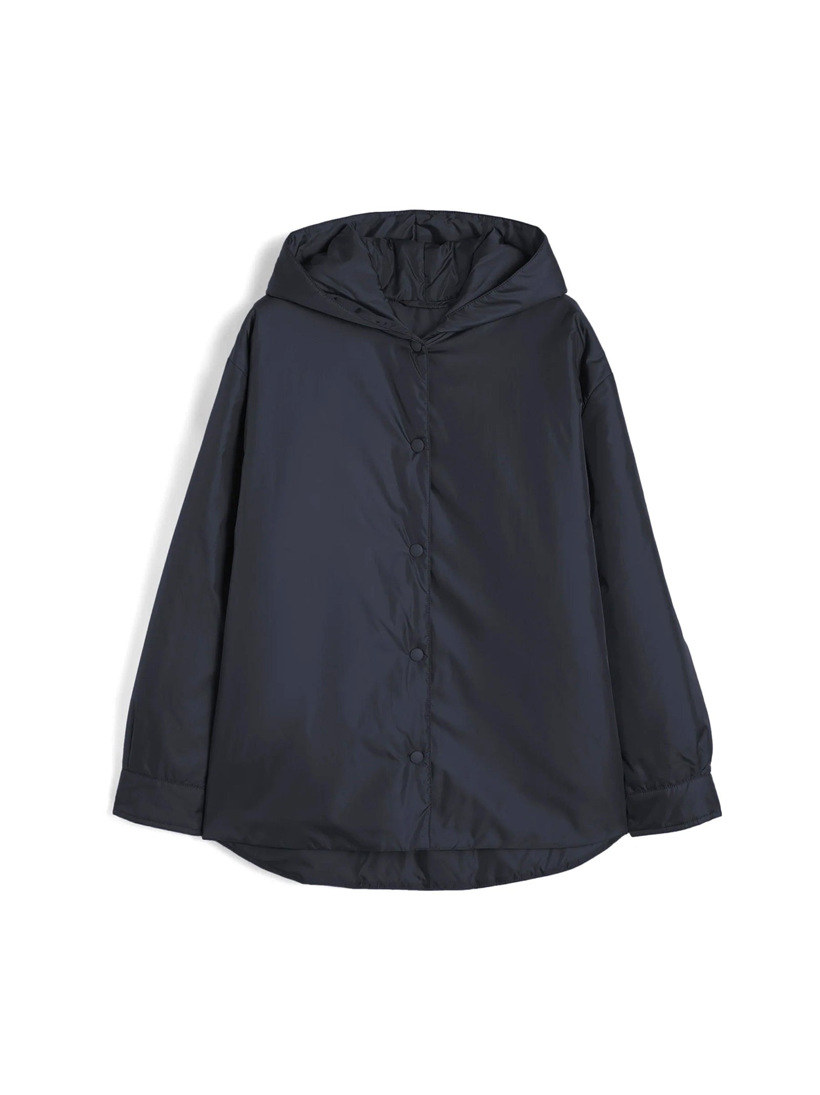 Aspesi Giubbotto Beth Con Cappuccio Nero-1