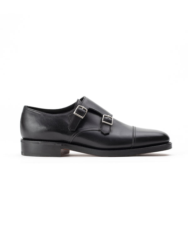 John Lobb Scarpe In Pelle  Doppia Fibbia Nere