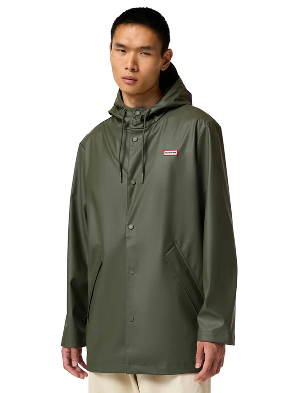 Hunter Giubbino Jo PU Raincoat verdone