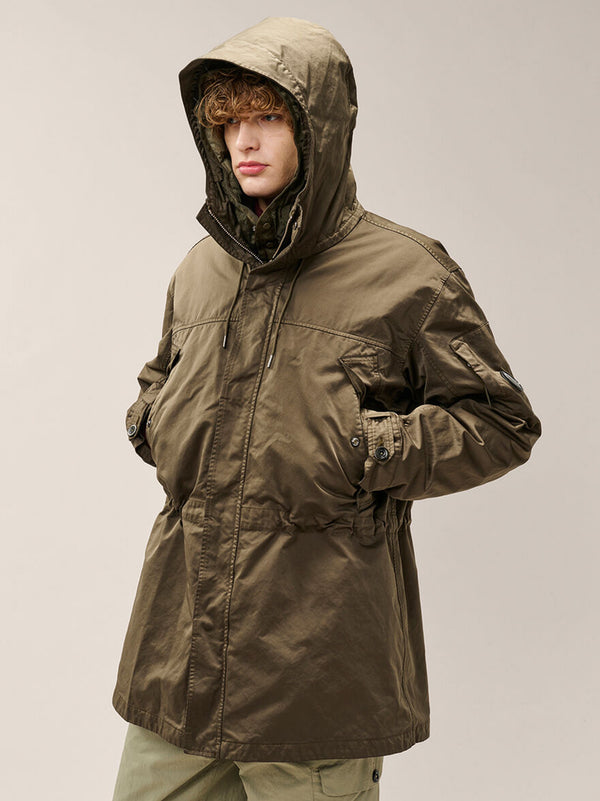 Cp Company Micro Kei Lens Hooded Parka Ivy Green-2