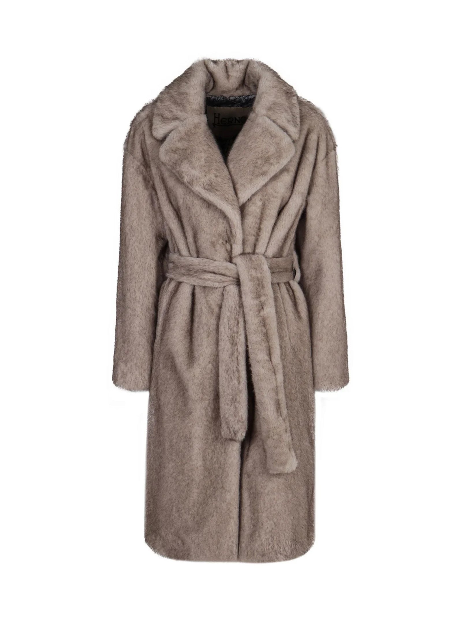 Herno Cappotto Nappa Grigio-1