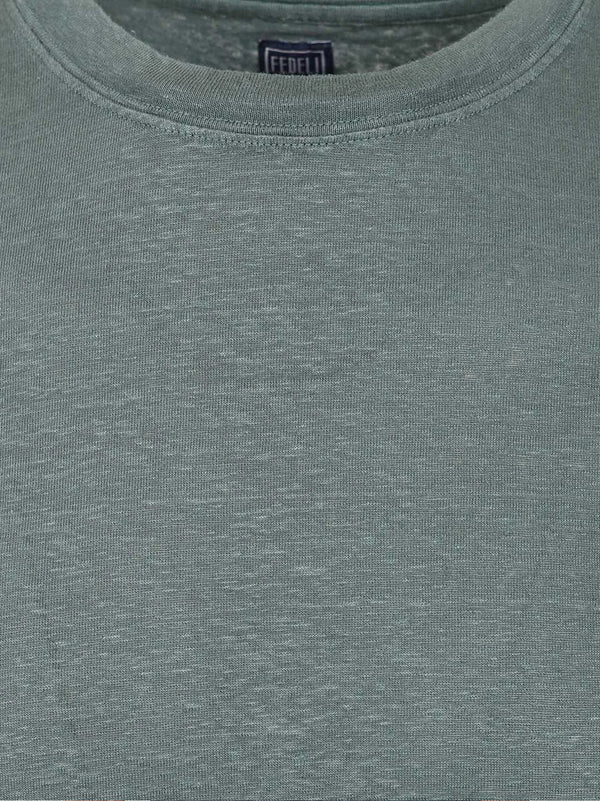 Extreme T-Shirt Girocollo In Lino-2