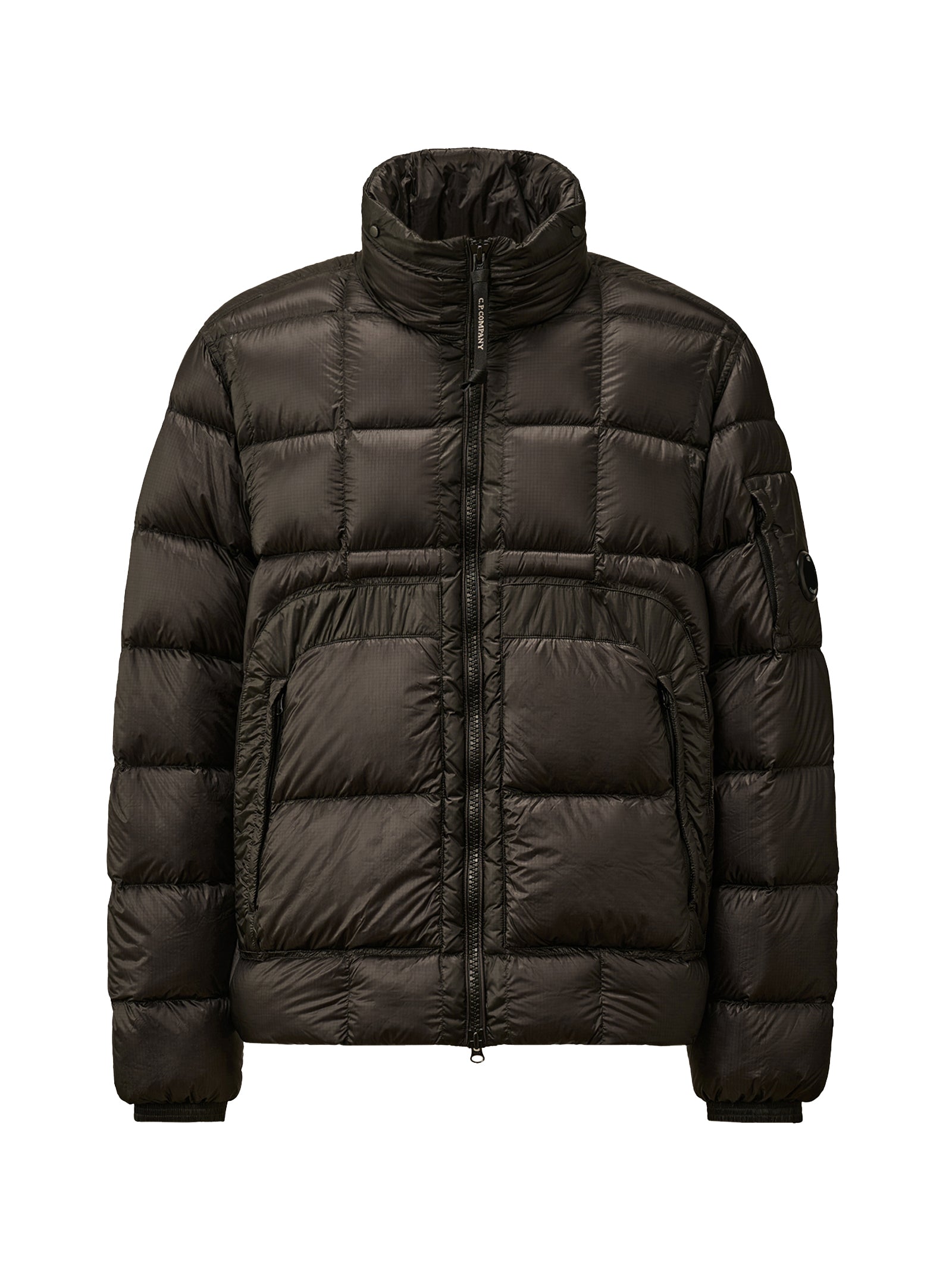 D.D. Shell Hooded Short Down Jacket-1
