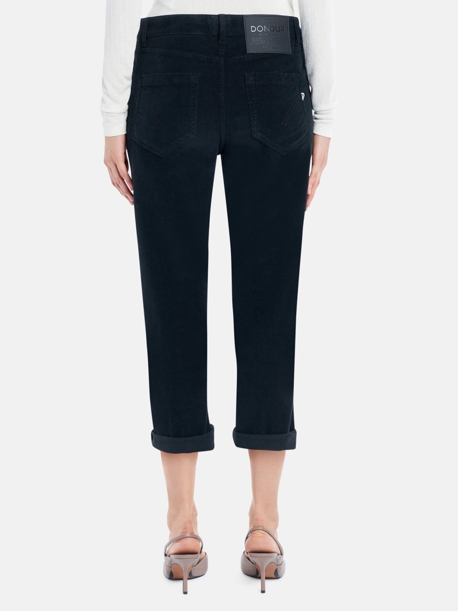 Dondup Pantaloni Koons Loose In Velluto-3