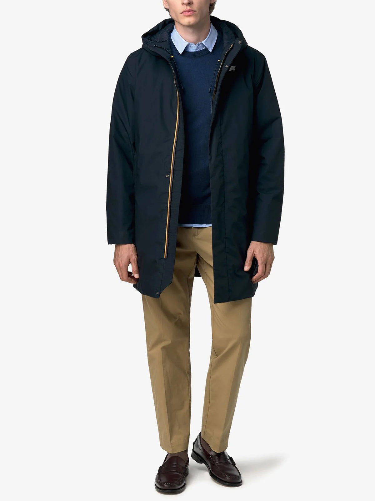 K-Way Giacca Thomas Warm Micro Canvas Blue-2