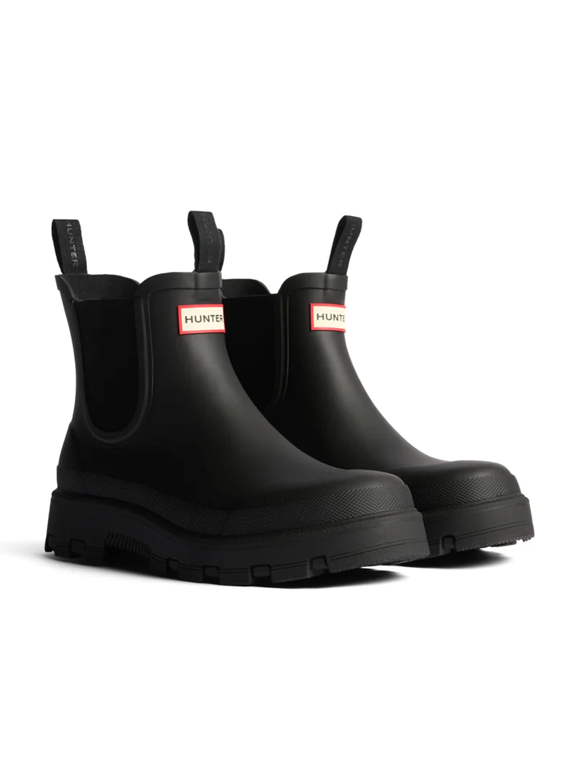 Hunter Stivaletti Elastic Chelsea Boot neri-2