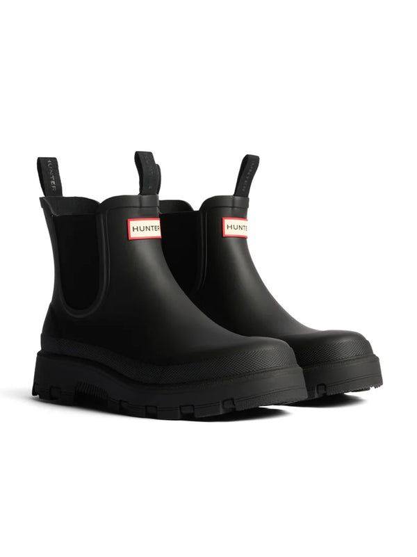 Hunter Stivaletti Elastic Chelsea Boot neri-2