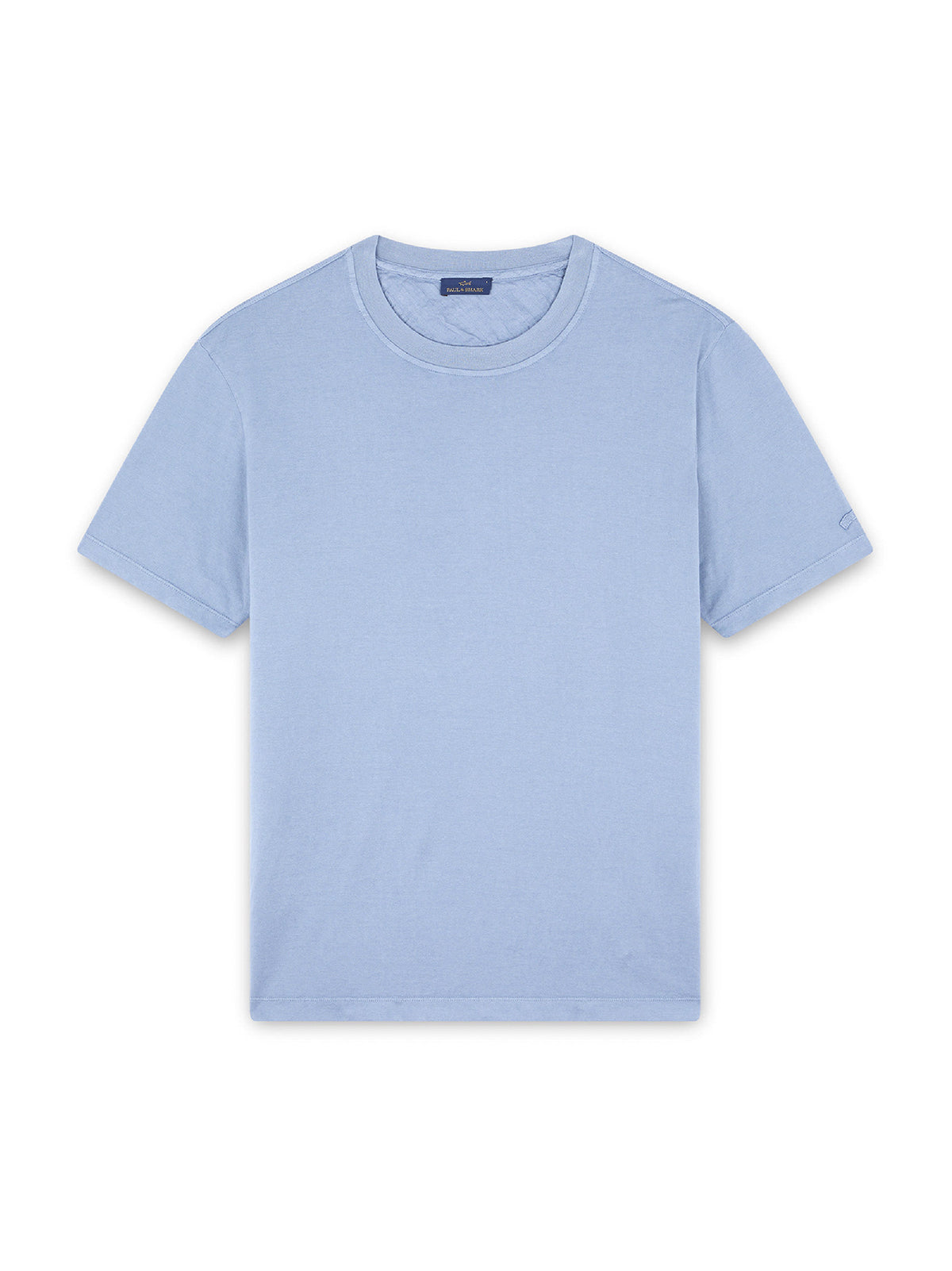 T-Shirt In Light Jersey Di Cotone Tinto Capo-1