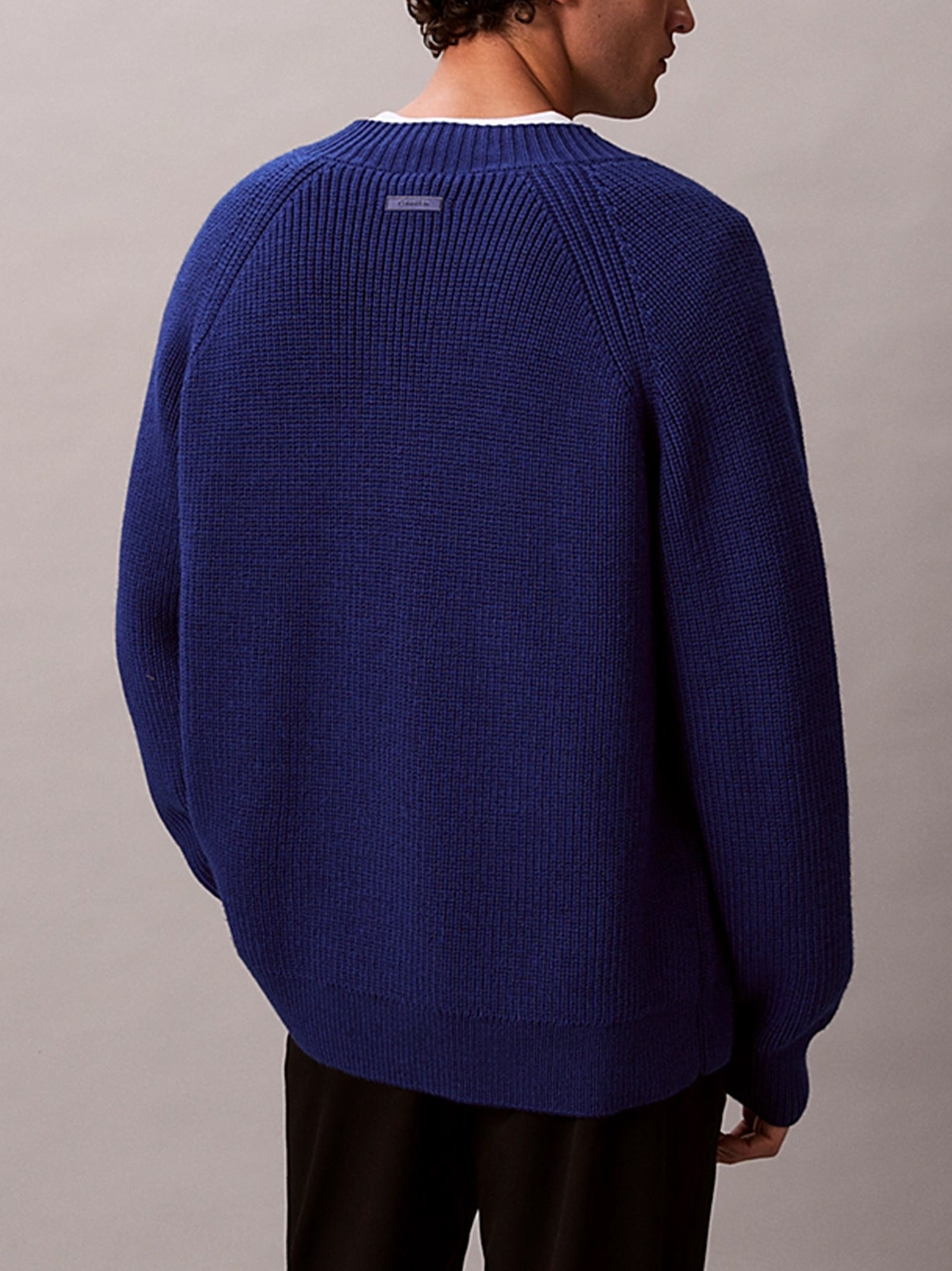 Calvin Klein Maglia Merino Scollo V-3