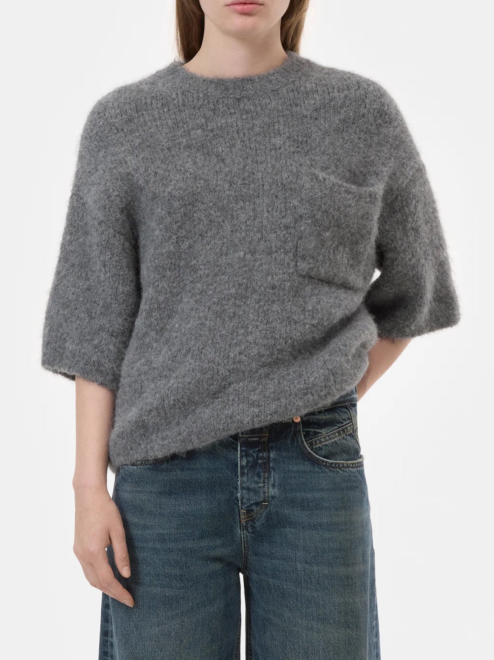 Closed Maglione A Maniche Corte Realizzato In Misto Lana Di Alpaca-2