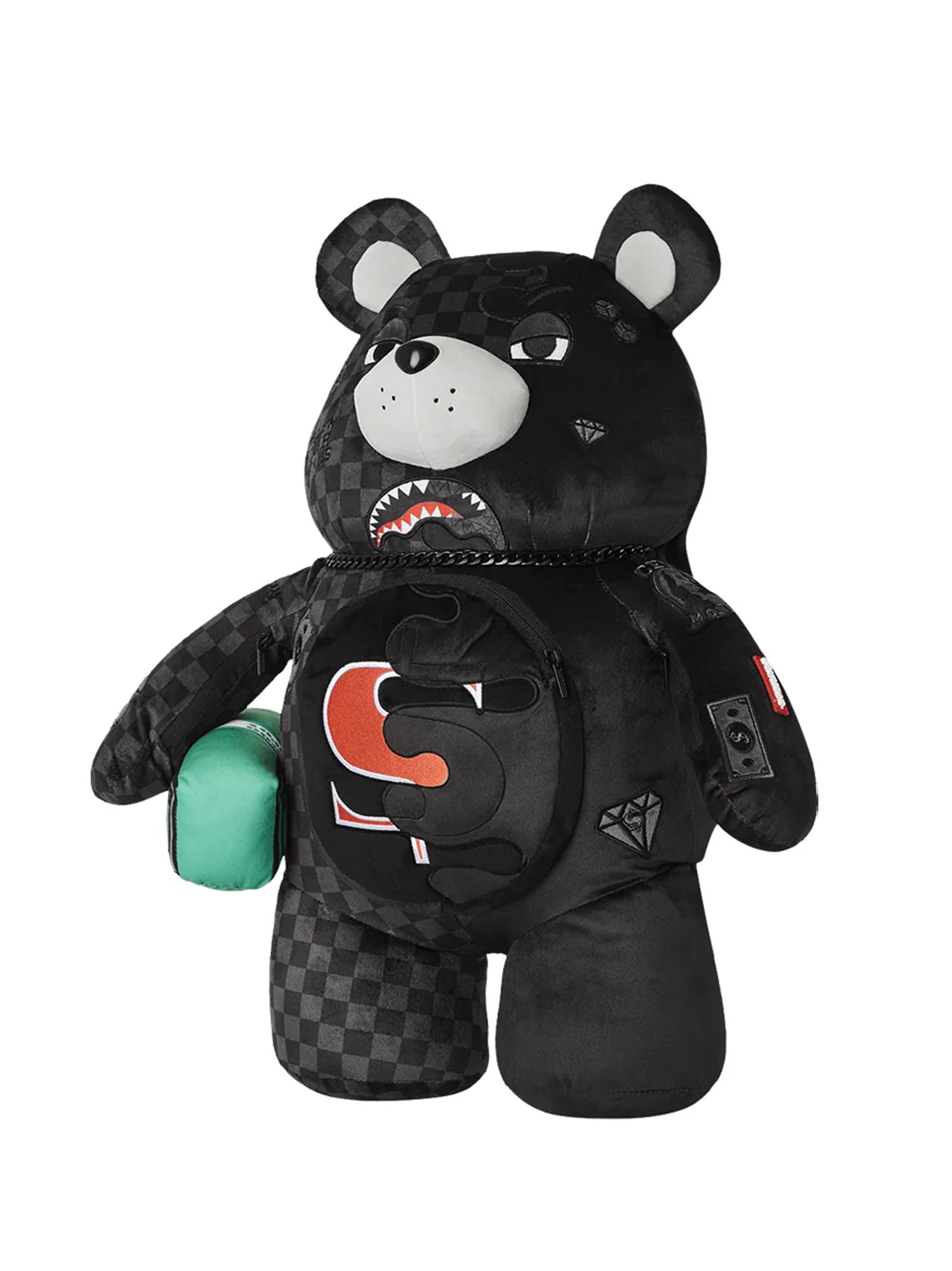 Zaino Unfinished Shark Teddy Bear-3
