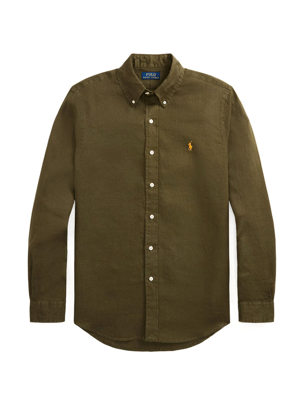 Camicia Lino Slim-Fit