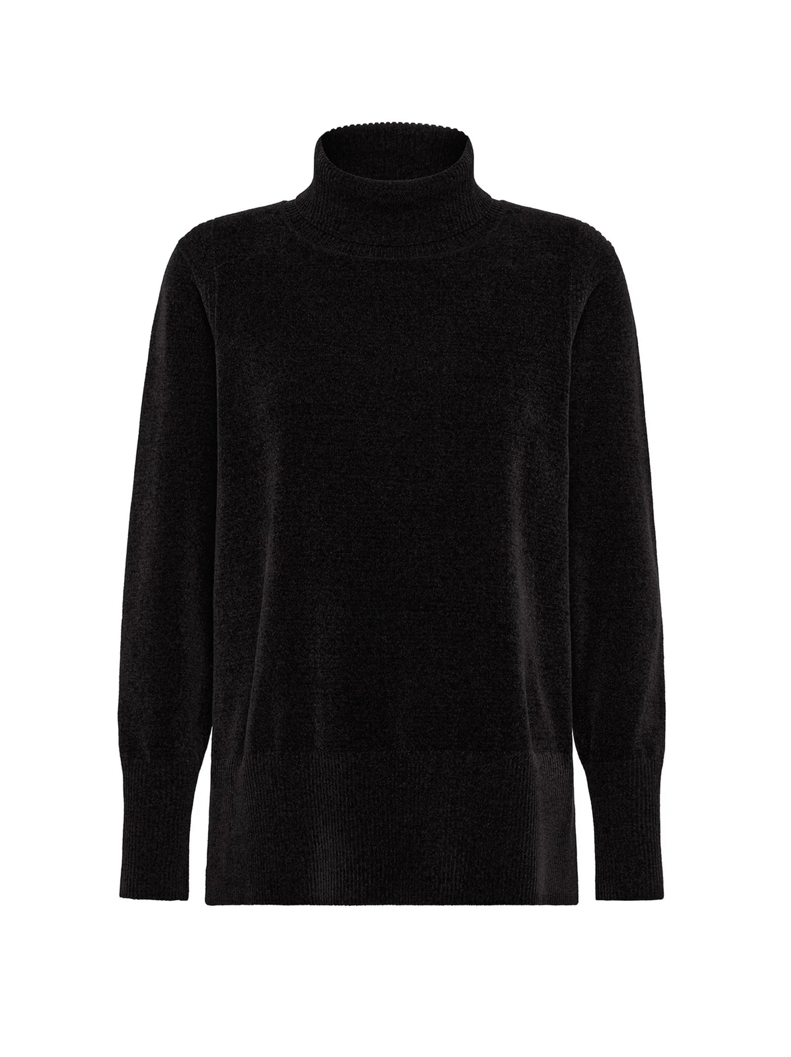 Rrd Maglia Collo Alto Velvet-1