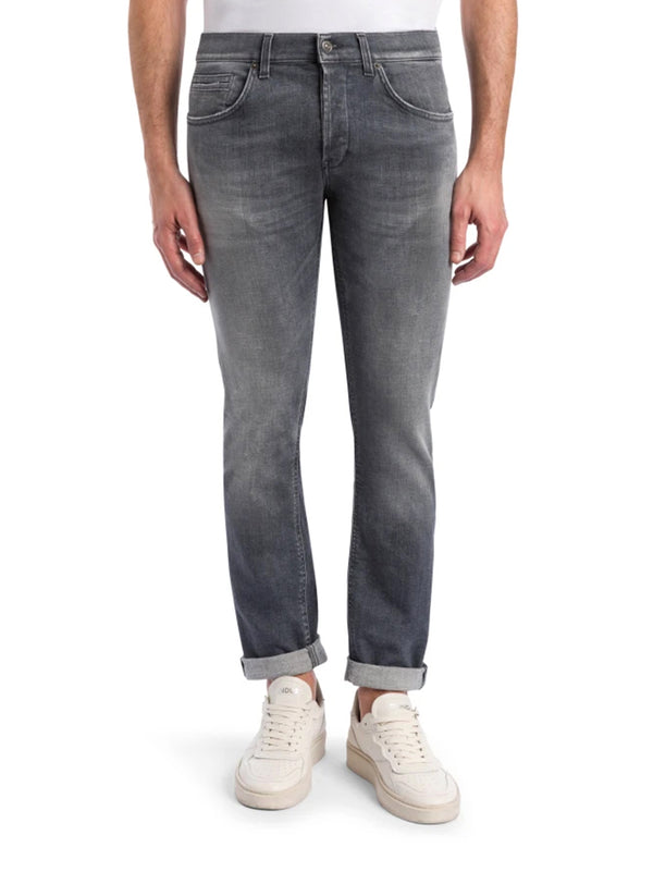 Dondup Jeans George Skinny In Denim Stretch Responsabile Topo-2