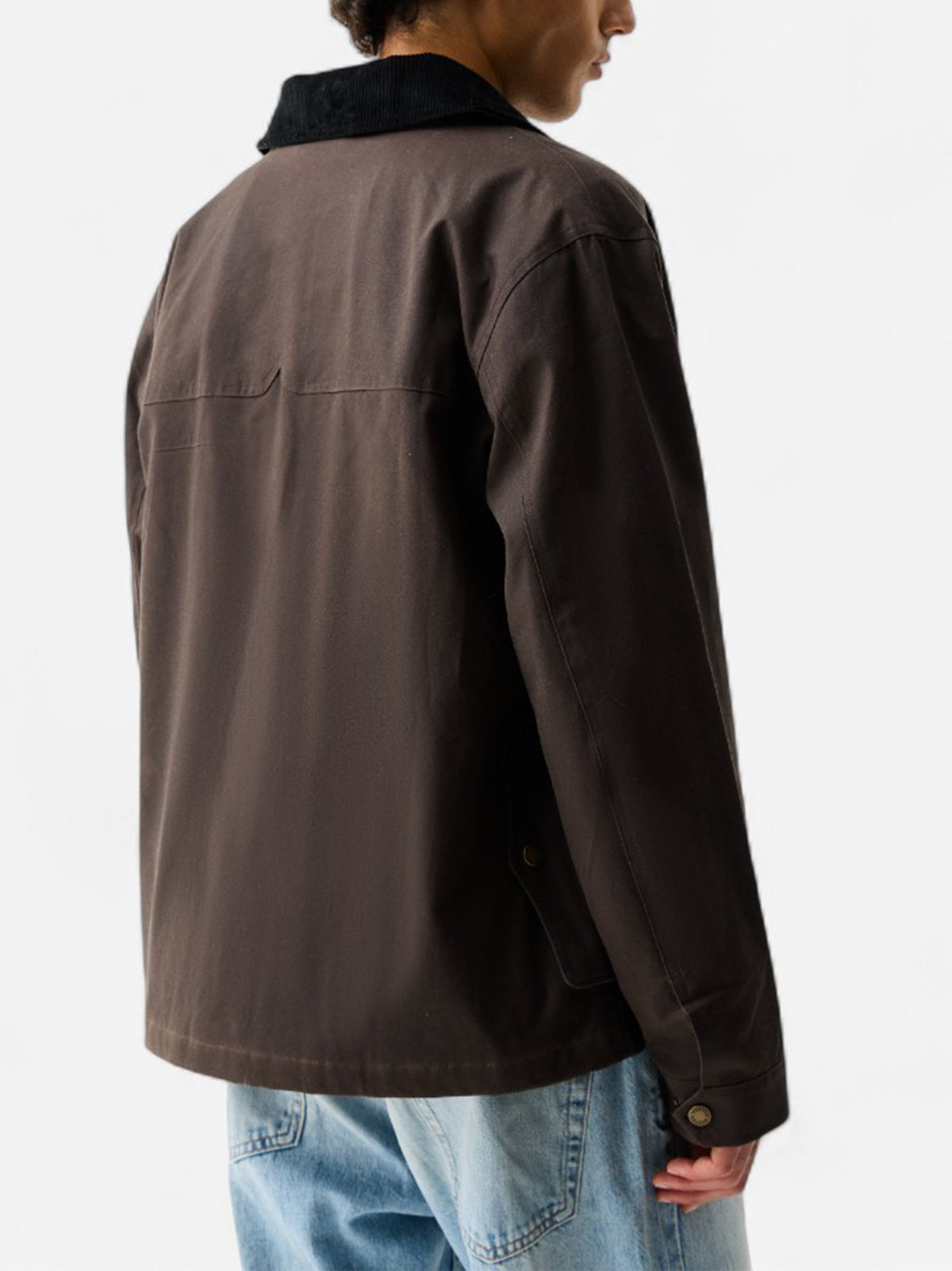 Hunter Giacca cerata Duggan Oversized Chocolate Brown-4