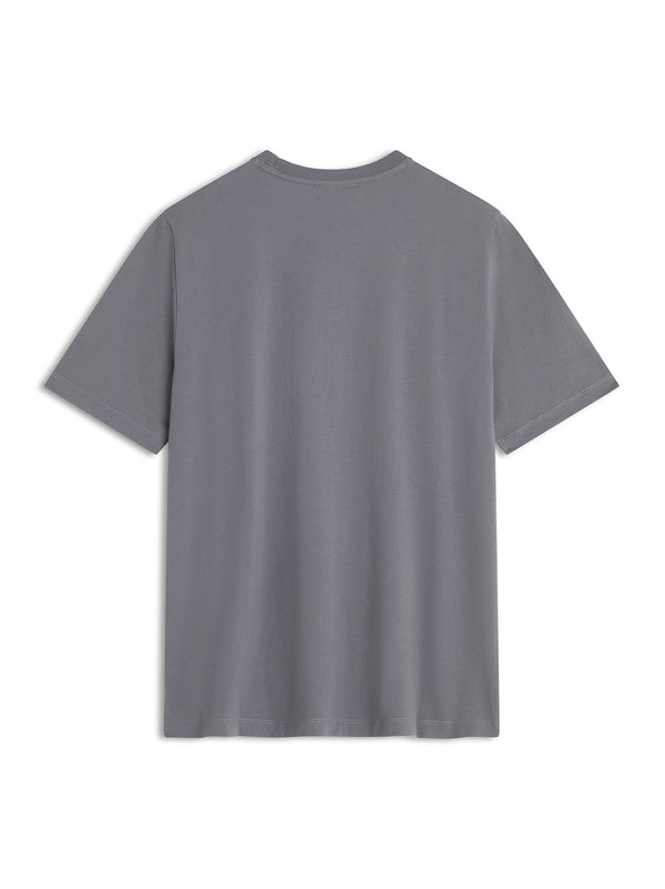 Maison Kitsune Fox Head Regular Tee-Shirt Charcoal-2