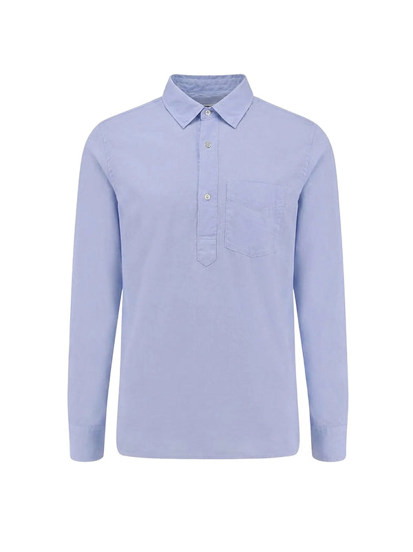 Aspesi Camicia Con Taschino Azzurra