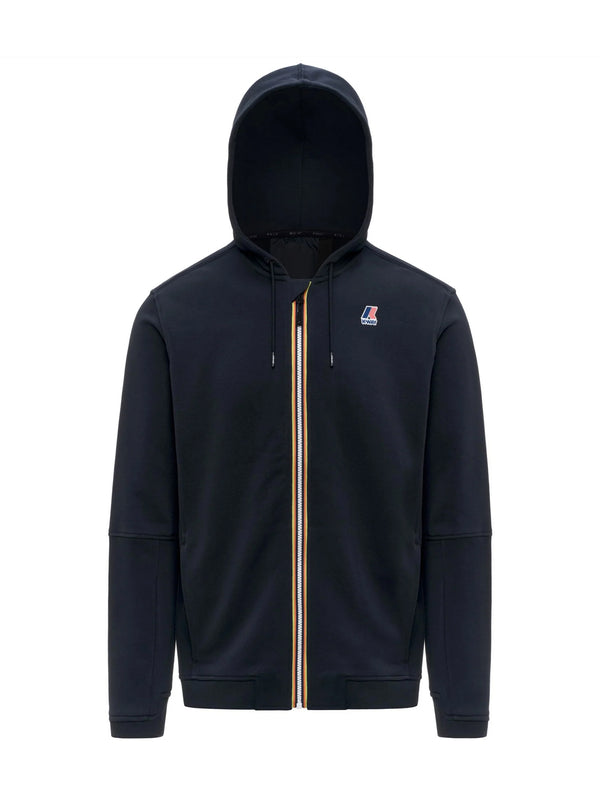Felpa Prosper Poly Cotton di K-WAY - uomo blu